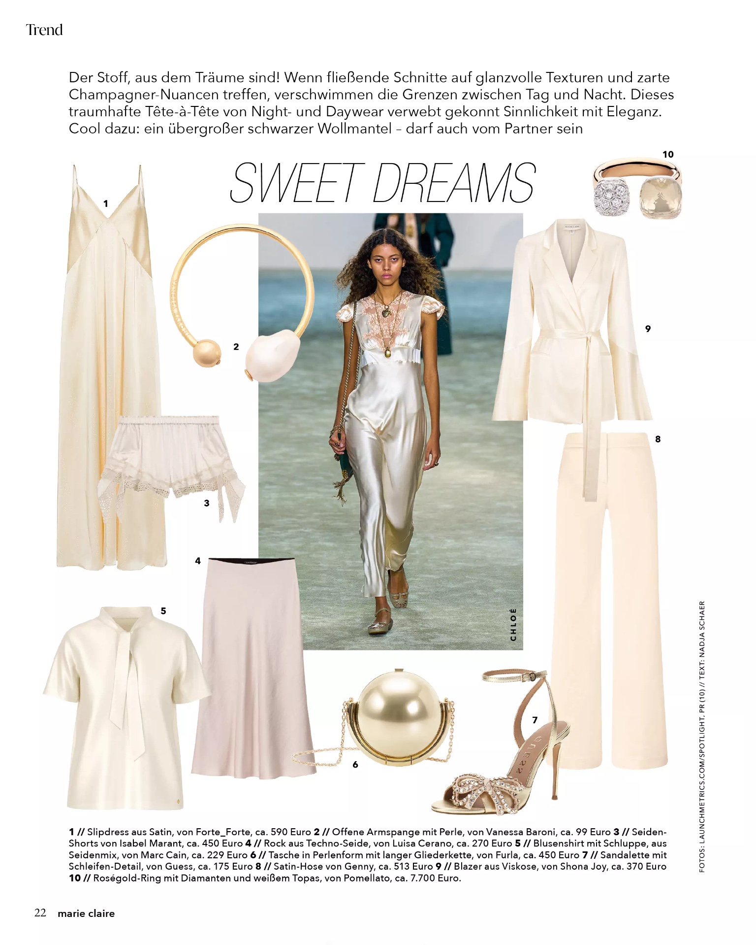 Sweet Dreams – Marie Claire